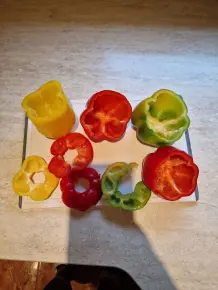 Gefüllte Paprika mit Hackfleisch