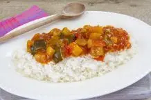 Ratatouille nach Jean's Originalrezept mit Langkornreis