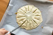 Pizza-Stern mit Blätterteig