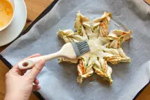 Pizza-Stern mit Blätterteig