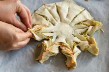 Pizza-Stern mit Blätterteig
