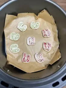 Blätterteig-Herzen aus der Heißluftfritteuse