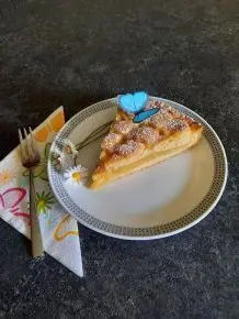 Apfelmus-Gitterkuchen