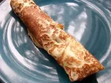 Lauch-Pfannkuchen mit Speck