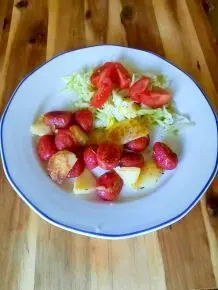 Rote-Bete-Gnocchi aus der Pfanne