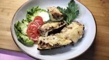 Gefüllte Zucchini aus dem Airfryer