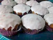 Rübli-Muffins mit Zitronenglasur