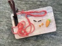 Süße Schneemann-Pralinen mit Kokos