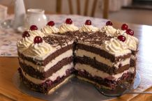 Einfache Schwarzwälder Kirschtorte