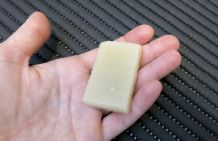 Kleber an den Fingern: Gallseife