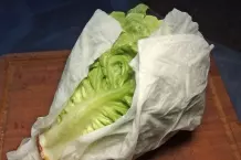 Salat oder Gemüse knackig halten