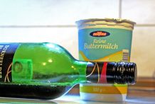 Rotweinfleck - Wundermittel Buttermilch