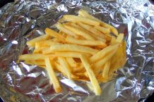 Pommes und Kroketten schneller backen