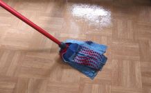 Laminat schön sauber bekommen mit Wasser & Waschpulver