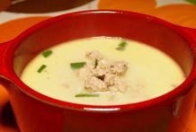 Käsesuppe - Für ganz schnelle