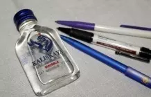 Wodka gegen Kugelschreiberflecken