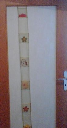 Glastüren verkleiden