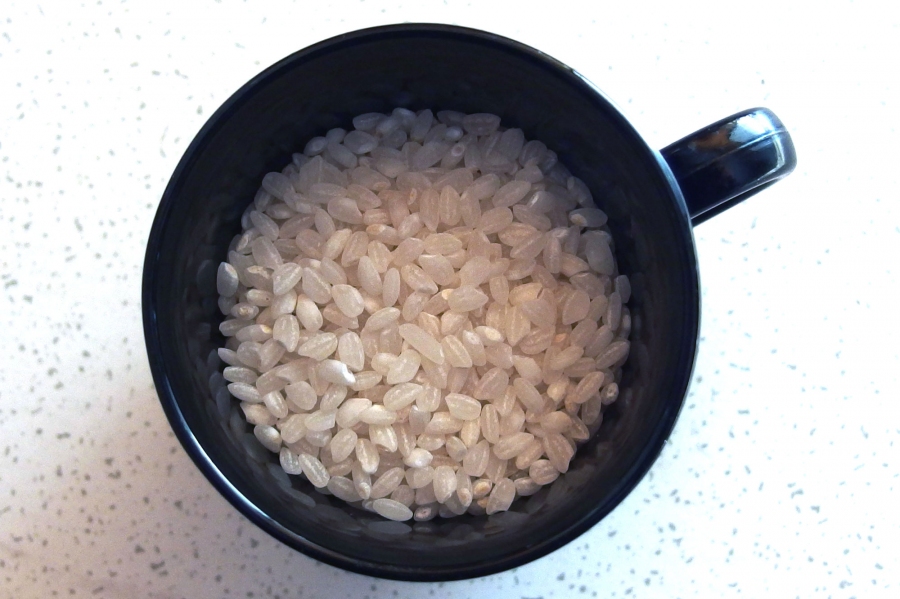 Milchreiskörner können anstatt herkömmlichen Mehl als Soßenbinder verwendet werden - besonders geeignet für Allergiker.