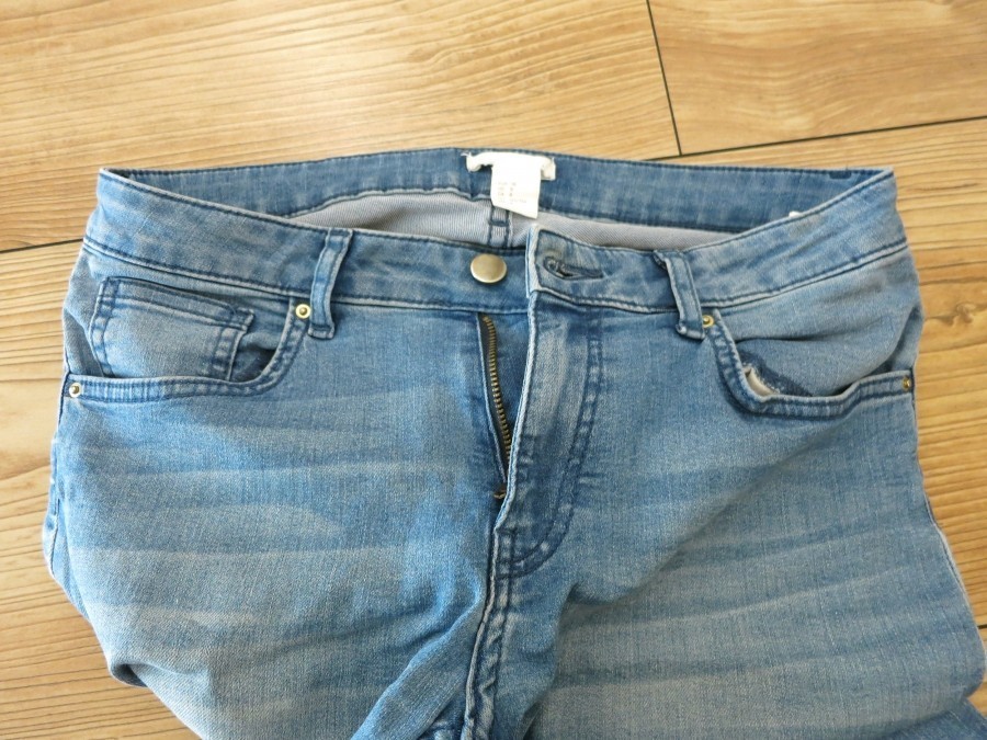 jeans zwei knopf system