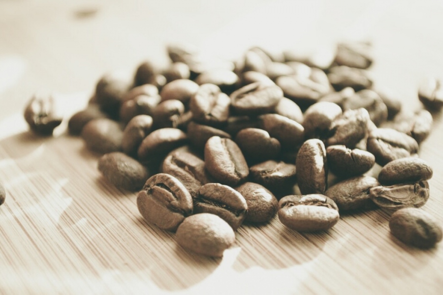 Kaffeebohnen gegen muffigen Trockner-Geruch