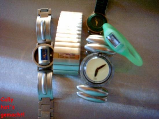 Armbanduhren anhalten und Batterien sparen
