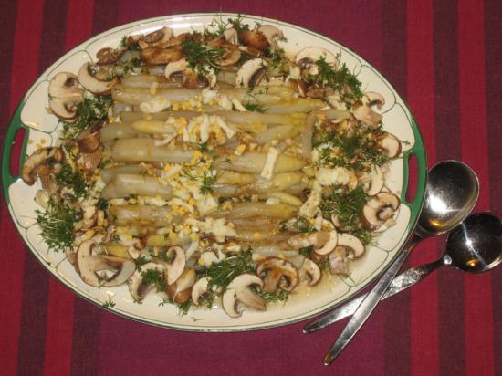 Champignon Spargel Salat