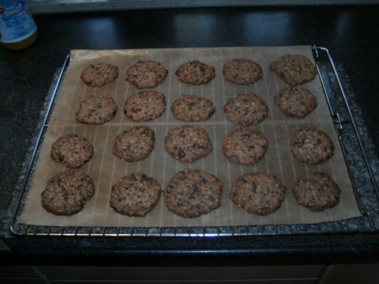 Erdnuss Schoko Cookies
