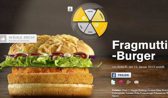 Frag-Mutti-Burger bei McDonalds