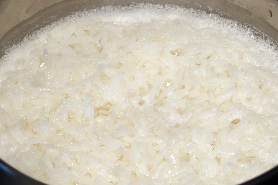 Reis garen immer auf den Punkt - ein toller Tipp von einer Squaw. 