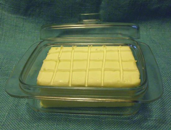 Butter in 10 Gramm Stückchen einteilen