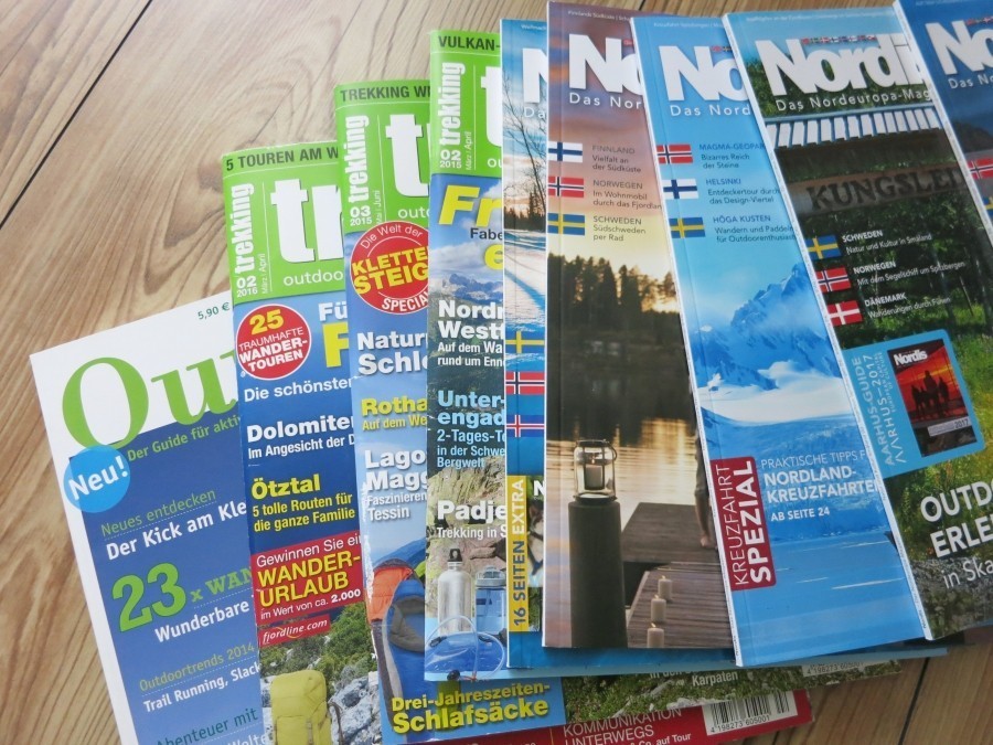 Benötigt man Zeitschriften nicht mehr, kann man sie recyceln, in dem man sie z. B. beim Arzt oder im Seniorenheim abgibt.