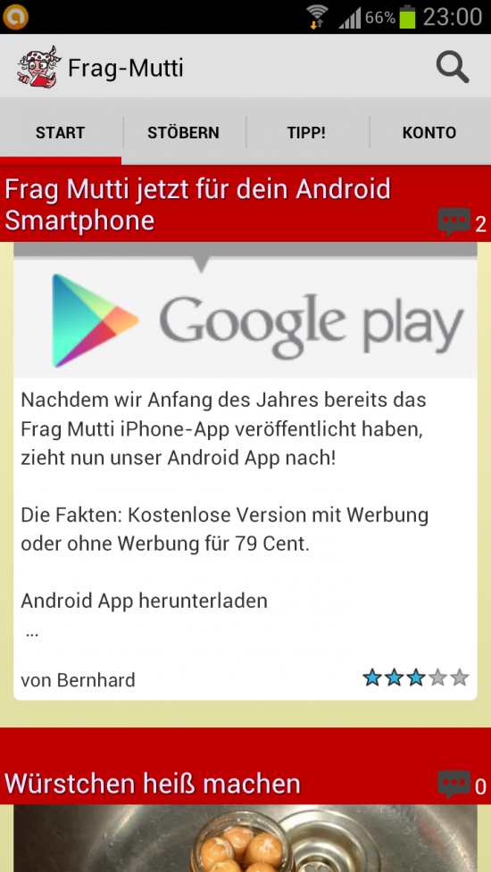 Frag-Mutti-Android-App