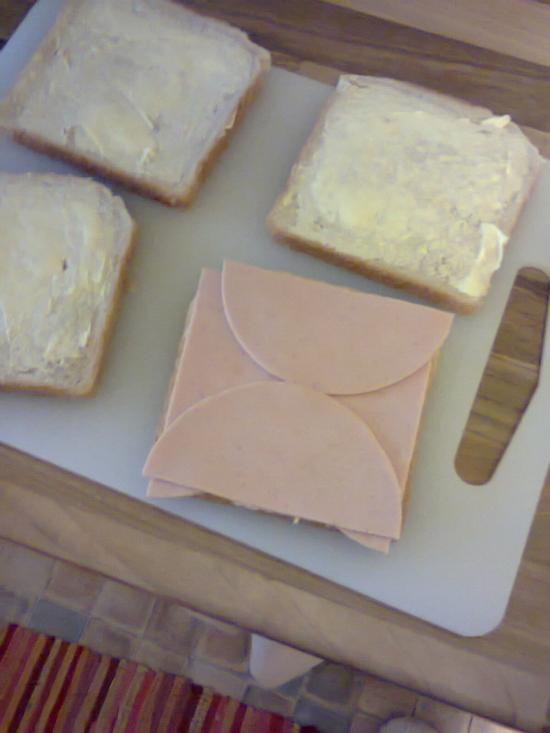 Scheibe Toast rationell belegen 2