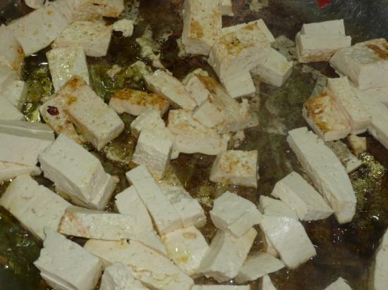 Pfannengrührtes mit Tofu 2