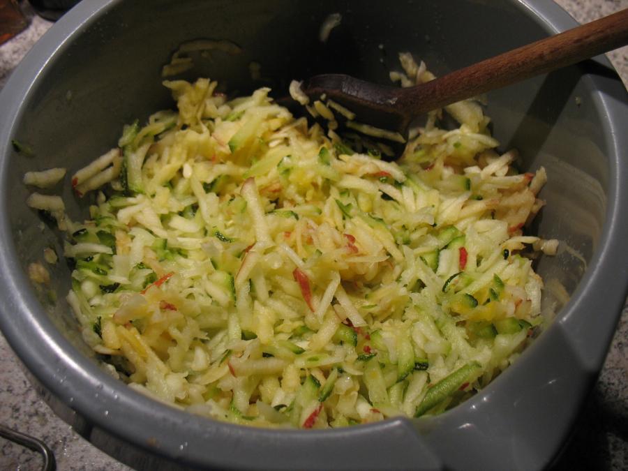 Zucchini-Apfel-Konfitüre mit Ingwer 2