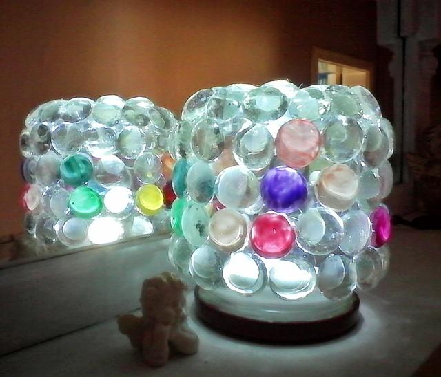 Dekoleuchte - Leuchtglas
