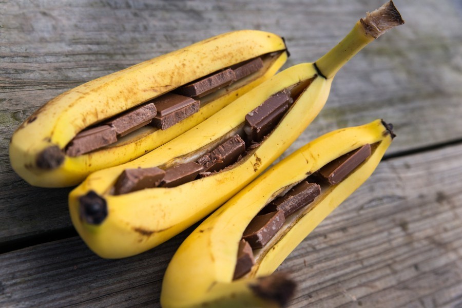 Probiere diesen Traum von Banane und Schokolade aus. Es geht ganz schnell und einfach und schmeckt köstlich.