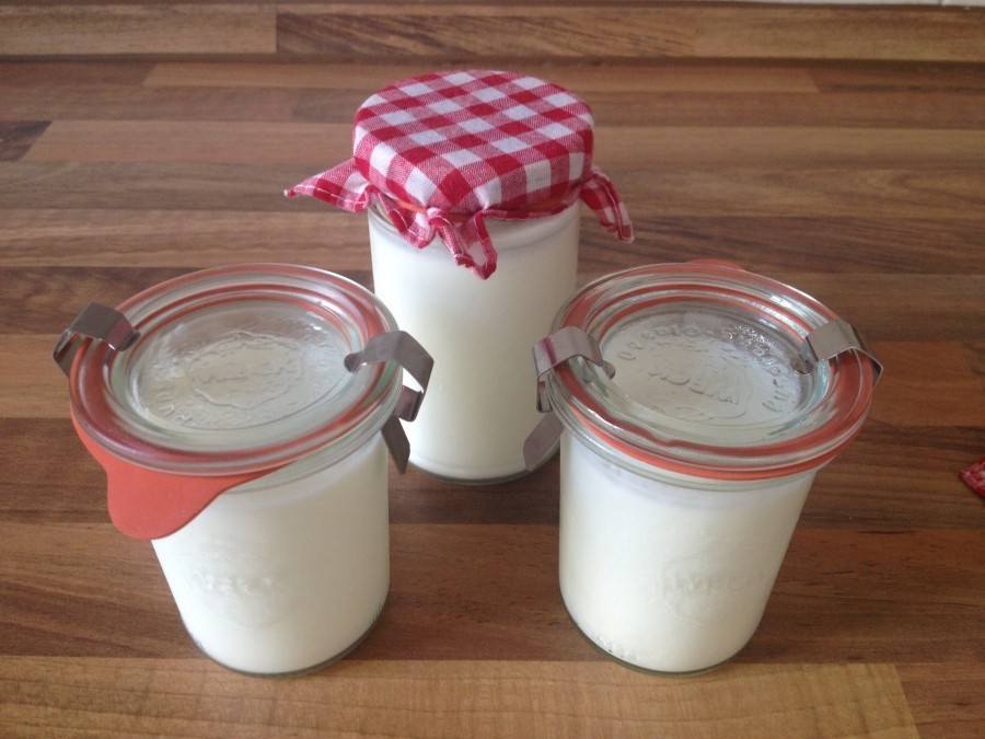 Joghurt selber zu machen ist überhaupt nicht schwer! Du brauchst nur Milch und etwas Joghurt als Starthilfe.