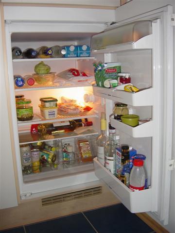 Gefüllter Kühlschrank