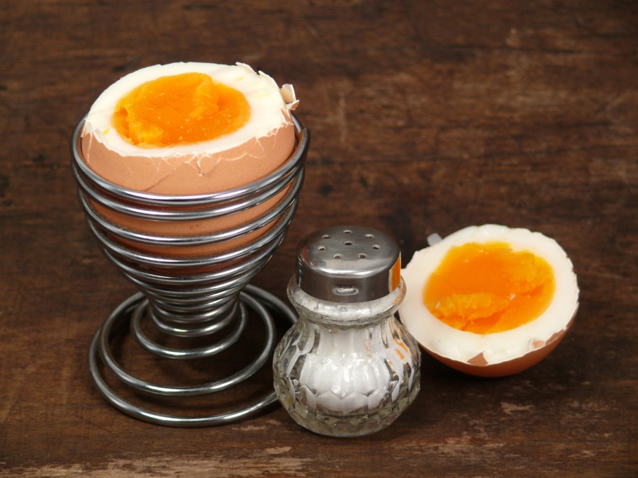 Eier im Dampf gegart - besser als-gekocht