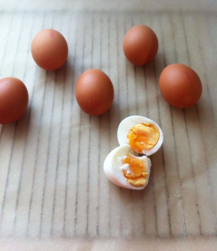 Eier im Backofen garen