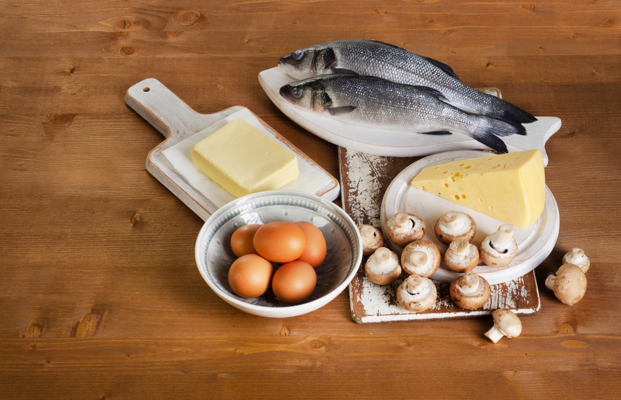 Hering, Pilze, Eier und Käse enthalten sehr viel Vitmain D.
