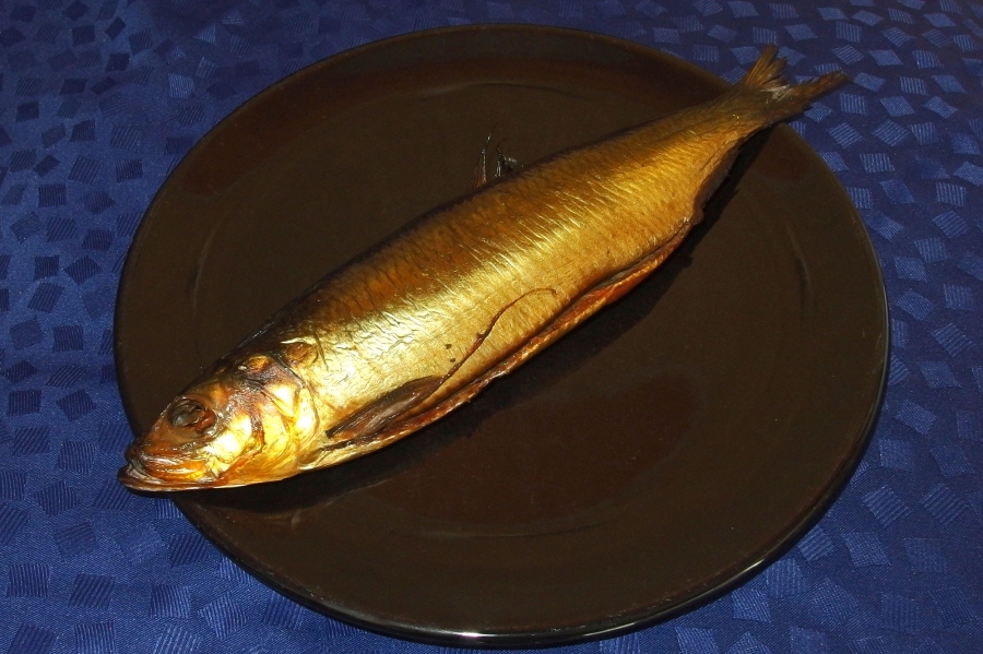 Fisch nach dem 3-S-Verfahren vorbereiten: Säubern - Säuern - Salzen.  