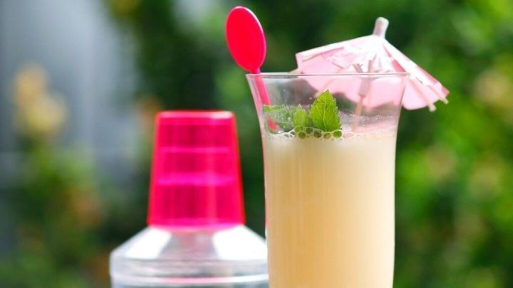 Getränk "Holla die Waldfee": Hefebier, Bananensaft und 4 cl Sambuca miteinander vermischen und genießen.