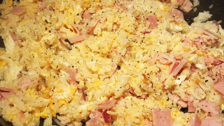 Reste-Reis mit Ei und Schinken - Rezept | Frag Mutti