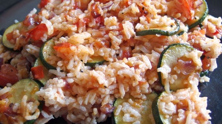 Rezept für einen leckeren Gemüsereis.
