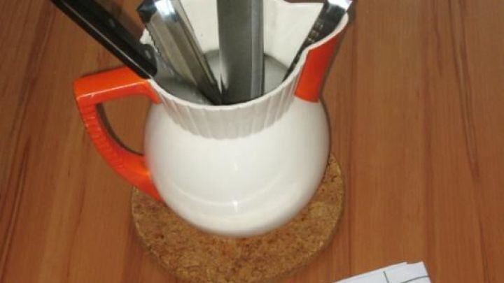 Korkenschutz für Messer