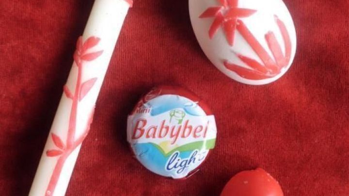 Basteleien mit Babybel Wachs