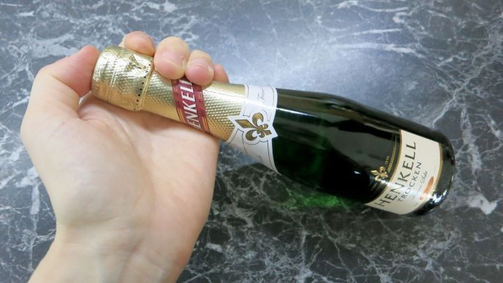 sektflasche oeffnen ohne schaum