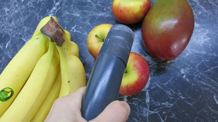 Obstfliegen kann man auch mit dem Staubsauger einfach absaugen.